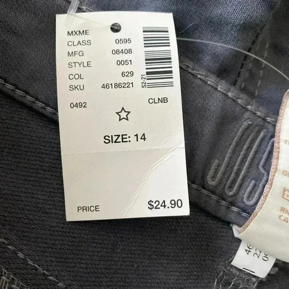 💥🆕Grey Justice Girls Knit Jeggings Mid Rise 14🆕 - Picture 8 of 8